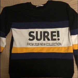 Sure! Sweater from 2028 new collection